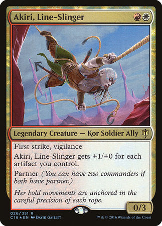 Akiri, Line-Slinger [Commander 2016] | Magic Magpie