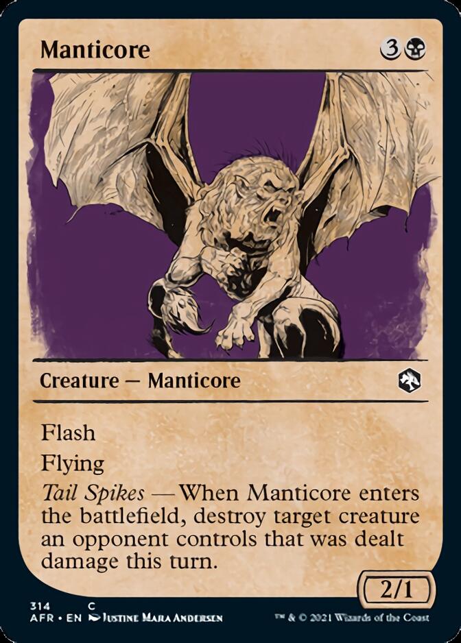 Manticore (Showcase) [Dungeons & Dragons: Adventures in the Forgotten Realms] | Magic Magpie