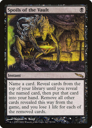 Spoils of the Vault [Mirrodin] | Magic Magpie