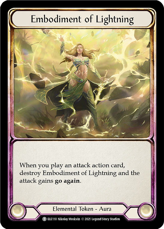 Embodiment of Earth // Embodiment of Lightning [ELE109] (Tales of Aria)  1st Edition Normal | Magic Magpie