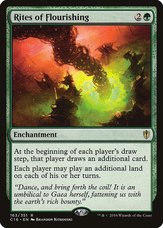 Rites of Flourishing [Commander 2016] | Magic Magpie