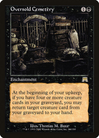 Oversold Cemetery [Onslaught] | Magic Magpie