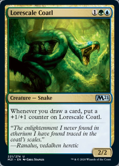 Lorescale Coatl [Core Set 2021] | Magic Magpie