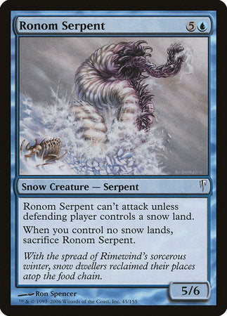 Ronom Serpent [Coldsnap] | Magic Magpie