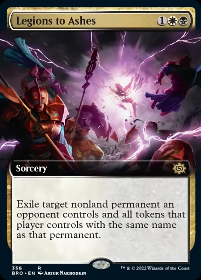 Legions to Ashes (Extended Art) [The Brothers' War] | Magic Magpie