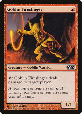 Goblin Fireslinger [Magic 2012] | Magic Magpie