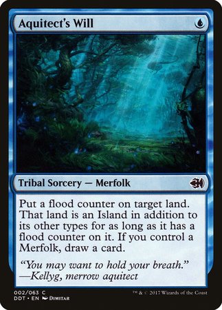 Aquitect's Will [Duel Decks: Merfolk vs. Goblins] | Magic Magpie