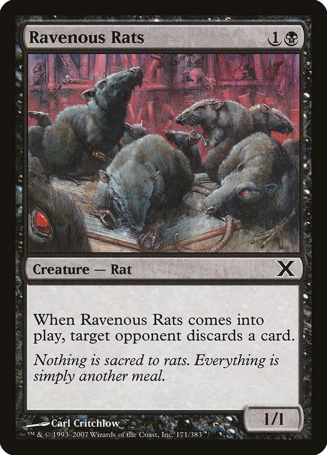 Ravenous Rats [Tenth Edition] | Magic Magpie