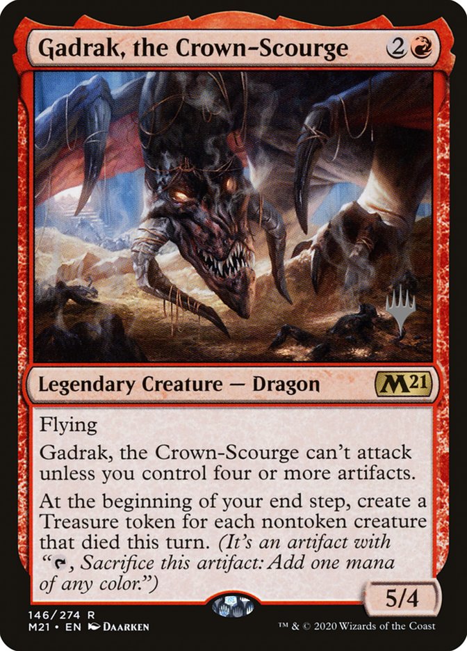 Gadrak, the Crown-Scourge (Promo Pack) [Core Set 2021 Promos] | Magic Magpie