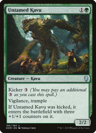 Untamed Kavu [Dominaria] | Magic Magpie