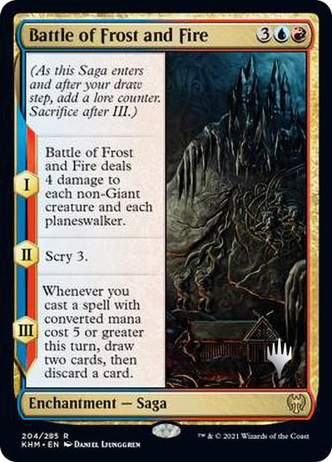 Battle of Frost and Fire [Kaldheim Promo Pack] | Magic Magpie