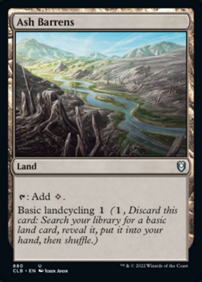 Ash Barrens [Commander Legends: Battle for Baldur's Gate] | Magic Magpie