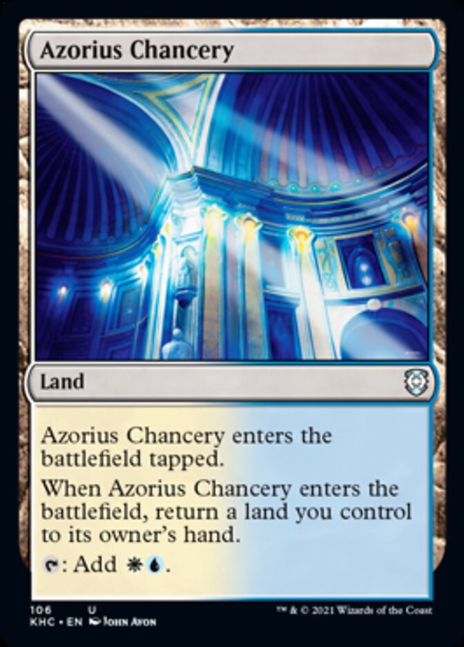 Azorius Chancery [Kaldheim Commander] | Magic Magpie