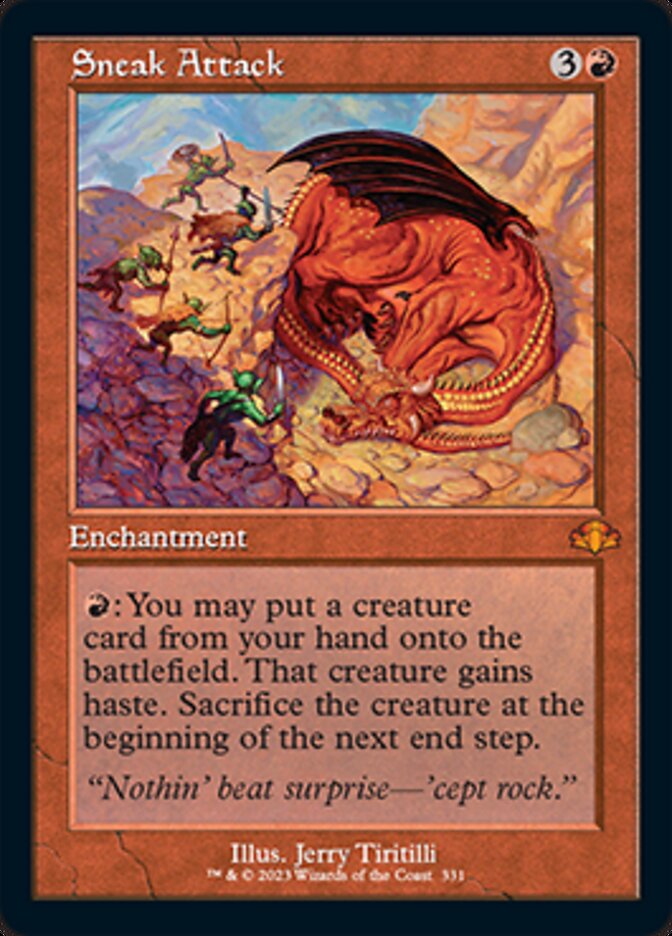 Sneak Attack (Retro) [Dominaria Remastered] | Magic Magpie