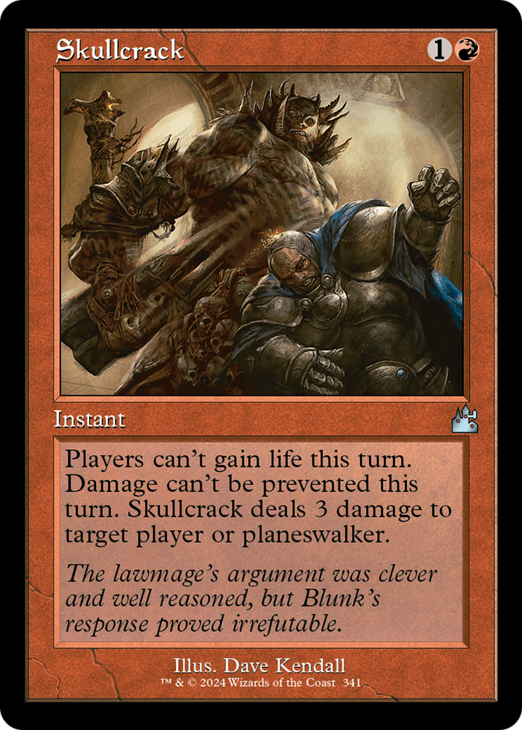 Skullcrack (Retro Frame) [Ravnica Remastered] | Magic Magpie