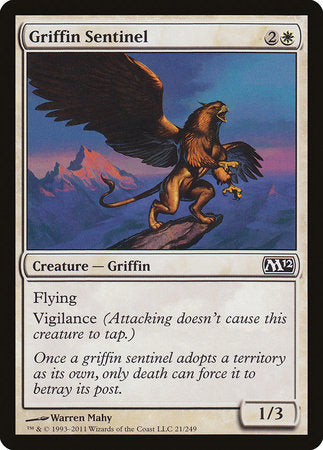 Griffin Sentinel [Magic 2012] | Magic Magpie