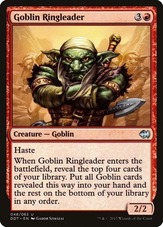 Goblin Ringleader [Duel Decks: Merfolk vs. Goblins] | Magic Magpie