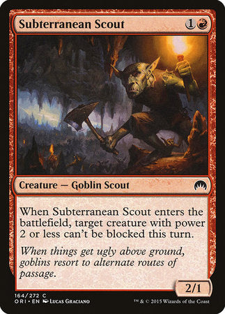 Subterranean Scout [Magic Origins] | Magic Magpie