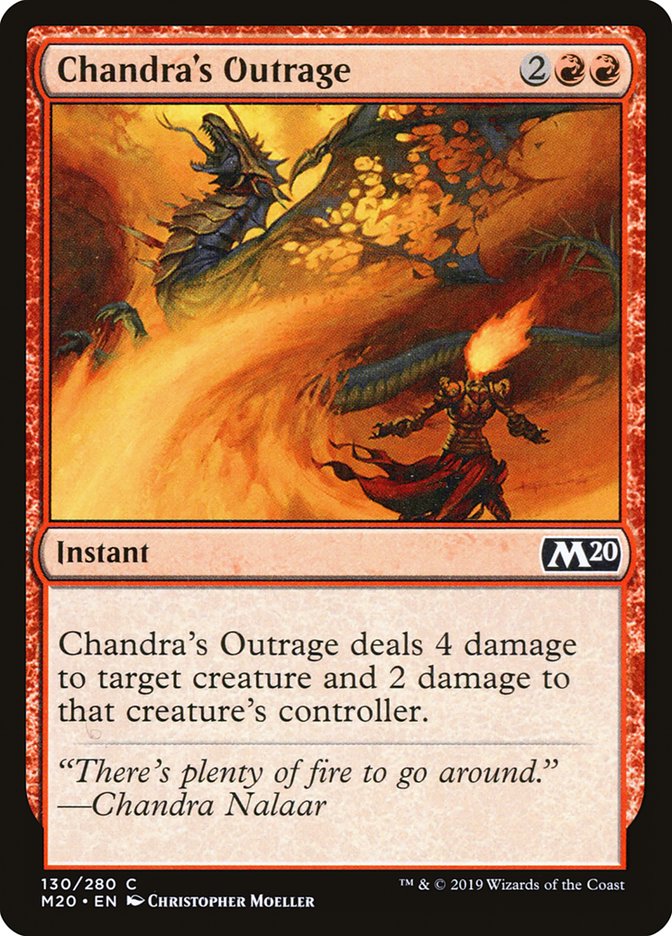 Chandra's Outrage [Core Set 2020] | Magic Magpie