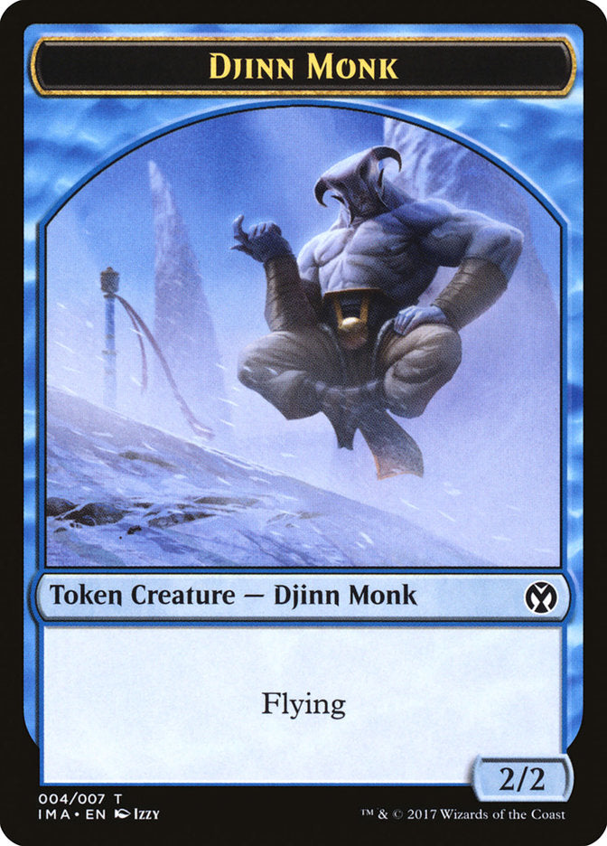 Djinn Monk [Iconic Masters Tokens] | Magic Magpie