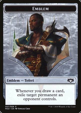 Emblem - Teferi, Hero of Dominaria [Mythic Edition Tokens] | Magic Magpie