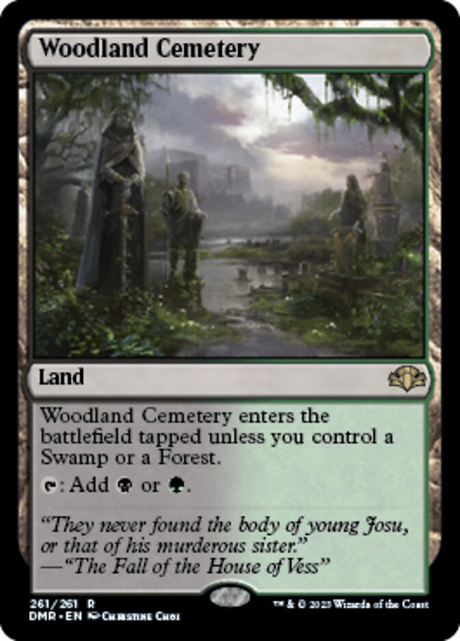 Woodland Cemetery [Dominaria Remastered] | Magic Magpie