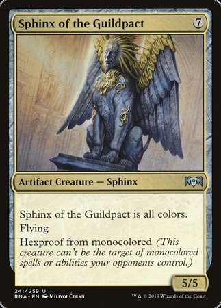 Sphinx of the Guildpact [Ravnica Allegiance] | Magic Magpie