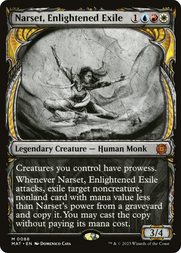 Narset, Enlightened Exile (Showcase) [March of the Machine: The Aftermath] | Magic Magpie