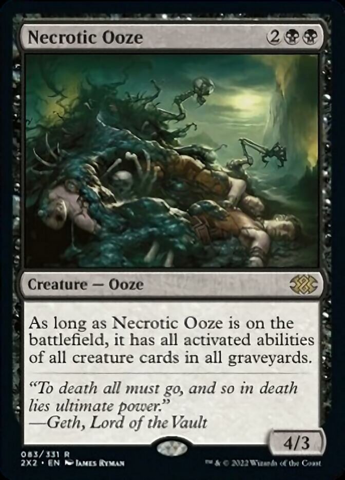 Necrotic Ooze [Double Masters 2022] | Magic Magpie
