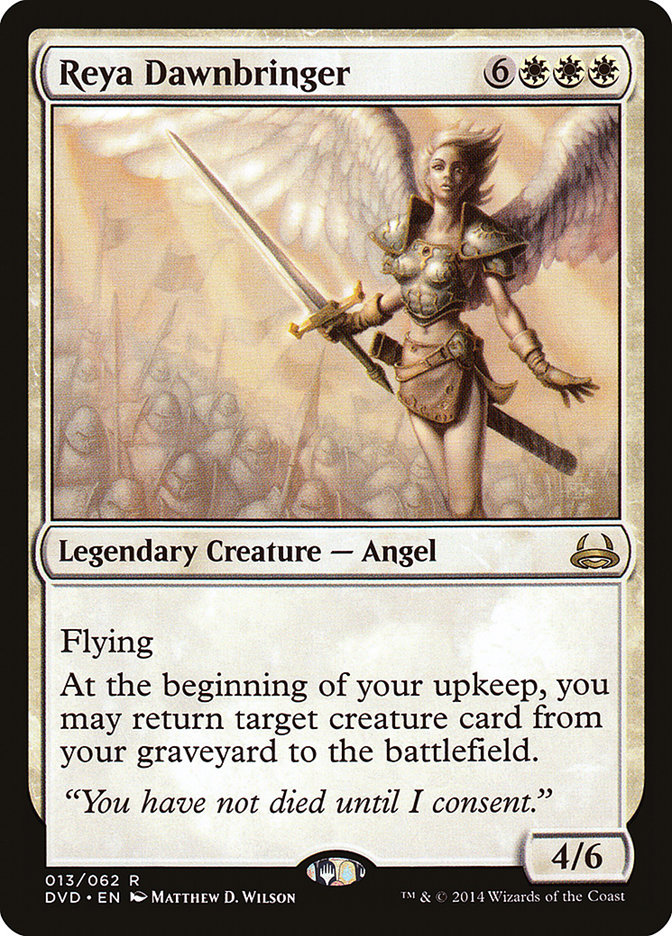 Reya Dawnbringer (Divine vs. Demonic) [Duel Decks Anthology] | Magic Magpie