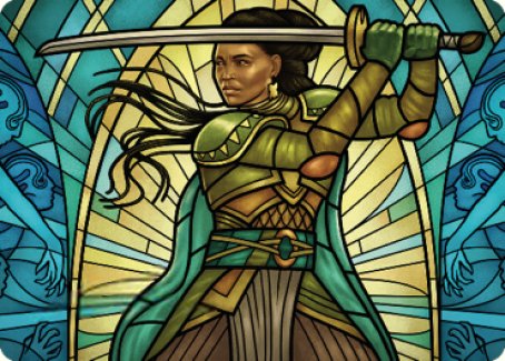 Shanna, Purifying Blade Art Card 2 [Dominaria United Art Series] | Magic Magpie