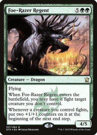 Foe-Razer Regent [Dragons of Tarkir Promos] | Magic Magpie