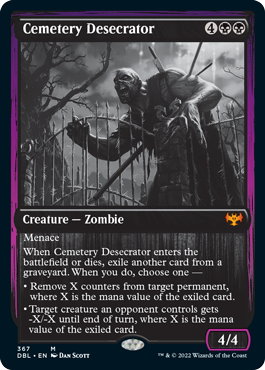 Cemetery Desecrator [Innistrad: Double Feature] | Magic Magpie