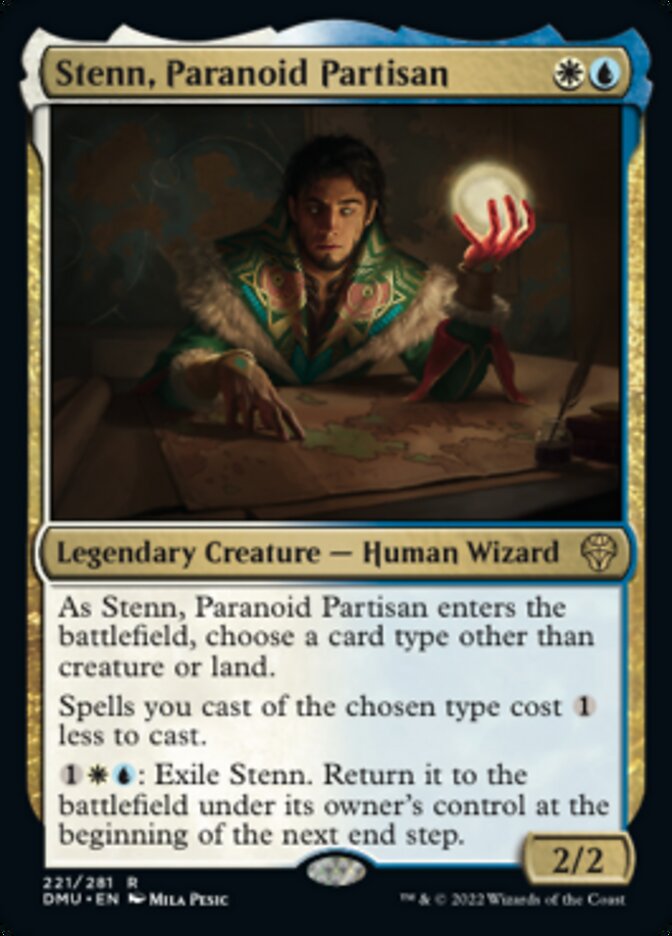 Stenn, Paranoid Partisan [Dominaria United] | Magic Magpie