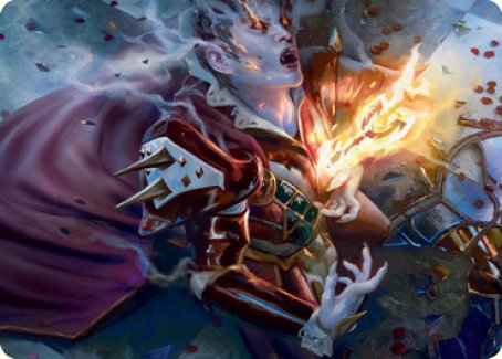 Flame-Blessed Bolt Art Card [Innistrad: Crimson Vow Art Series] | Magic Magpie