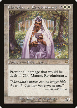 Cho-Manno, Revolutionary [Mercadian Masques] | Magic Magpie