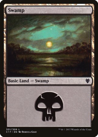 Swamp (301) [Commander 2017] | Magic Magpie