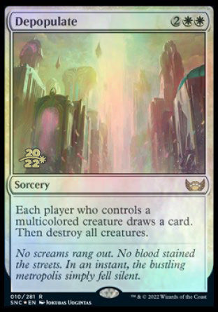 Depopulate [Streets of New Capenna Prerelease Promos] | Magic Magpie