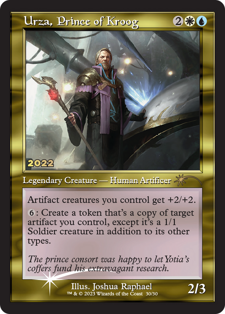 Urza, Prince of Kroog [30th Anniversary Promos] | Magic Magpie