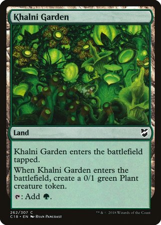 Khalni Garden [Commander 2018] | Magic Magpie