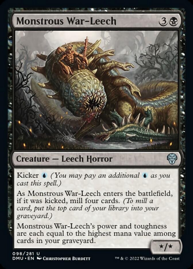 Monstrous War-Leech [Dominaria United] | Magic Magpie