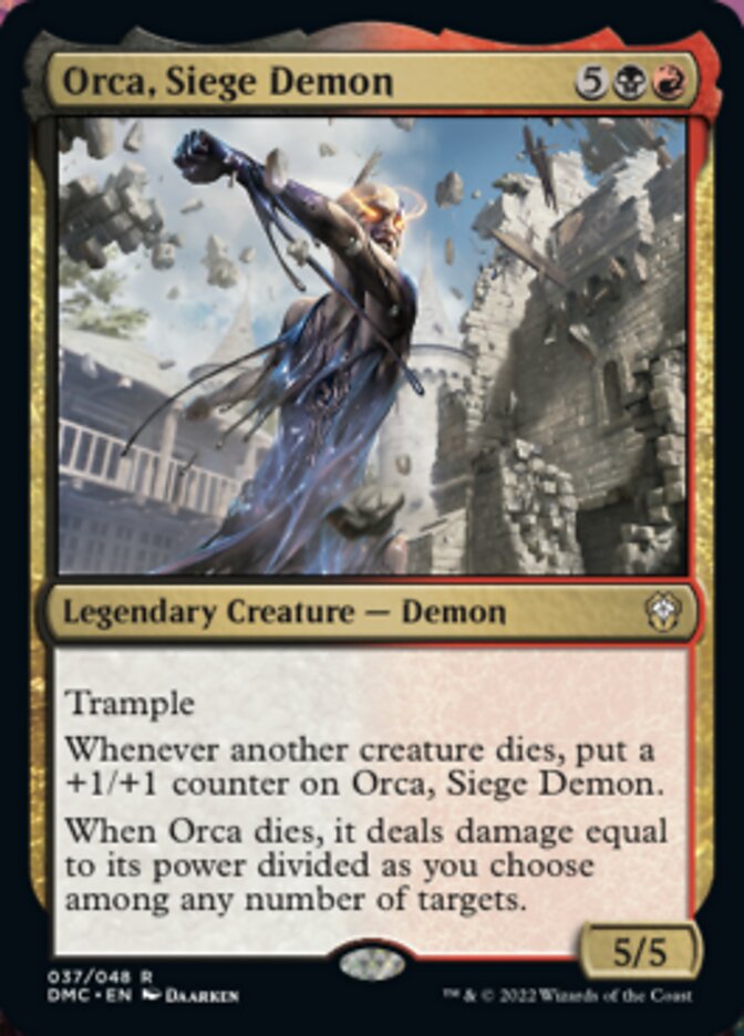 Orca, Siege Demon [Dominaria United Commander] | Magic Magpie