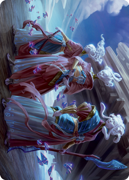 Guardians of Oboro Art Card [Kamigawa: Neon Dynasty Art Series] | Magic Magpie