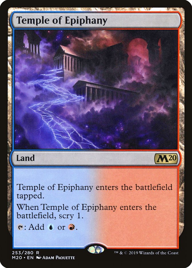 Temple of Epiphany [Core Set 2020] | Magic Magpie