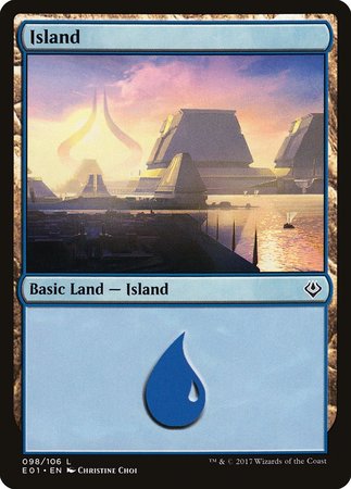 Island (98) [Archenemy: Nicol Bolas] | Magic Magpie