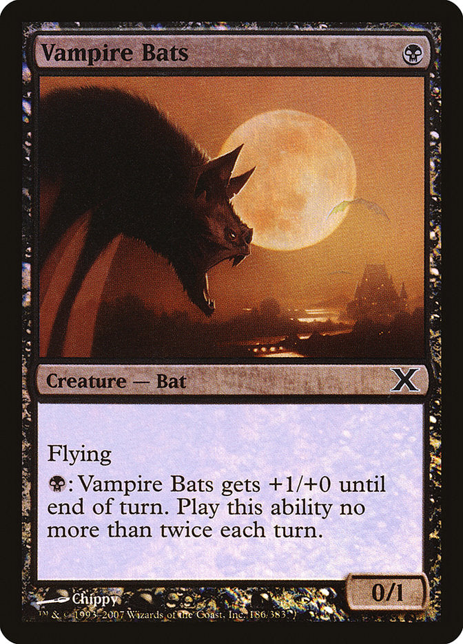 Vampire Bats (Premium Foil) [Tenth Edition] | Magic Magpie