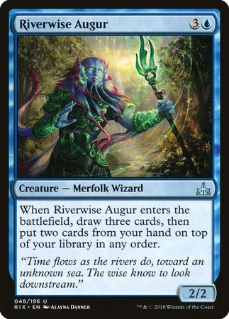 Riverwise Augur [Rivals of Ixalan] | Magic Magpie