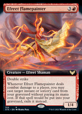 Efreet Flamepainter (Extended) [Strixhaven: School of Mages] | Magic Magpie