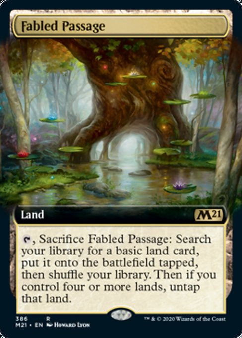 Fabled Passage (Extended Art) [Core Set 2021] | Magic Magpie