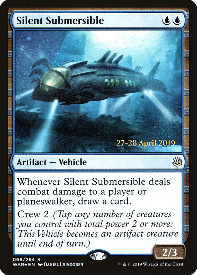 Silent Submersible  [War of the Spark Prerelease Promos] | Magic Magpie